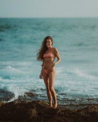 Salmon PantyTop Set (שקוף)