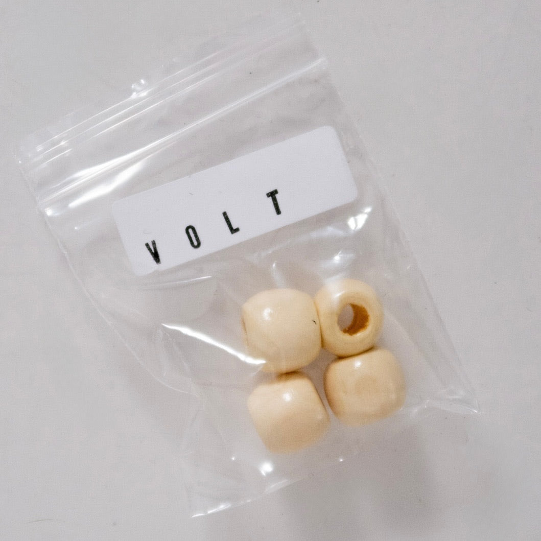 PACK OF 4 WOODEN BEADS | VOLT