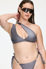 Gray Oxford PantyTop Set